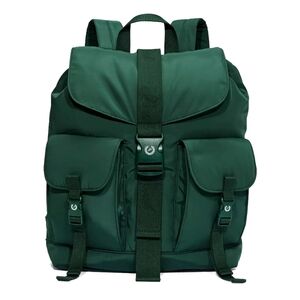 PINK NWT Green nylon backpack